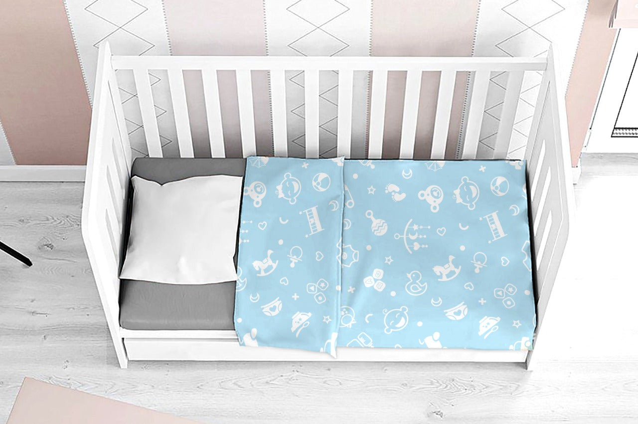 Eleven Group Baby blanket double layer velvet &fur 90 * 80 cm