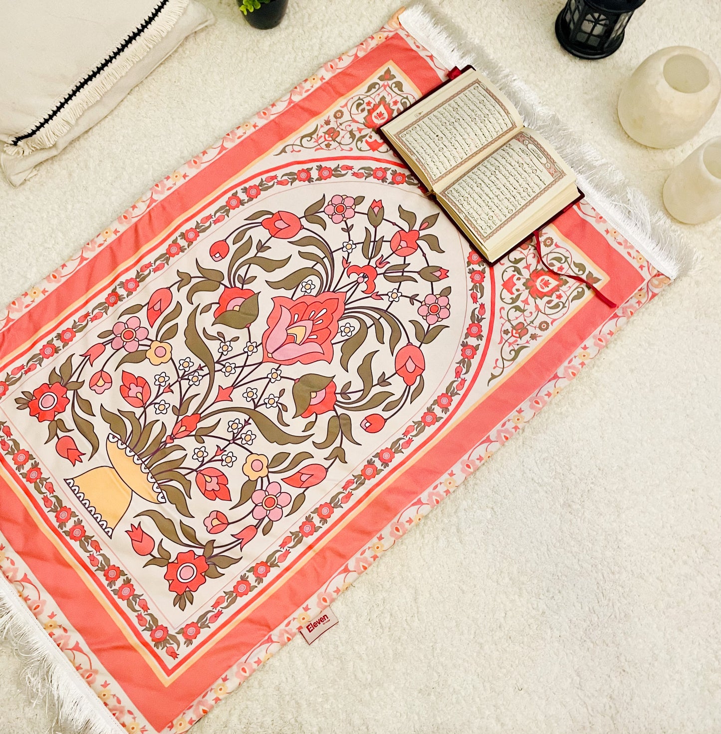 Eleven Group -Large Praying Rug_fiber Padded 68x118 Velvet