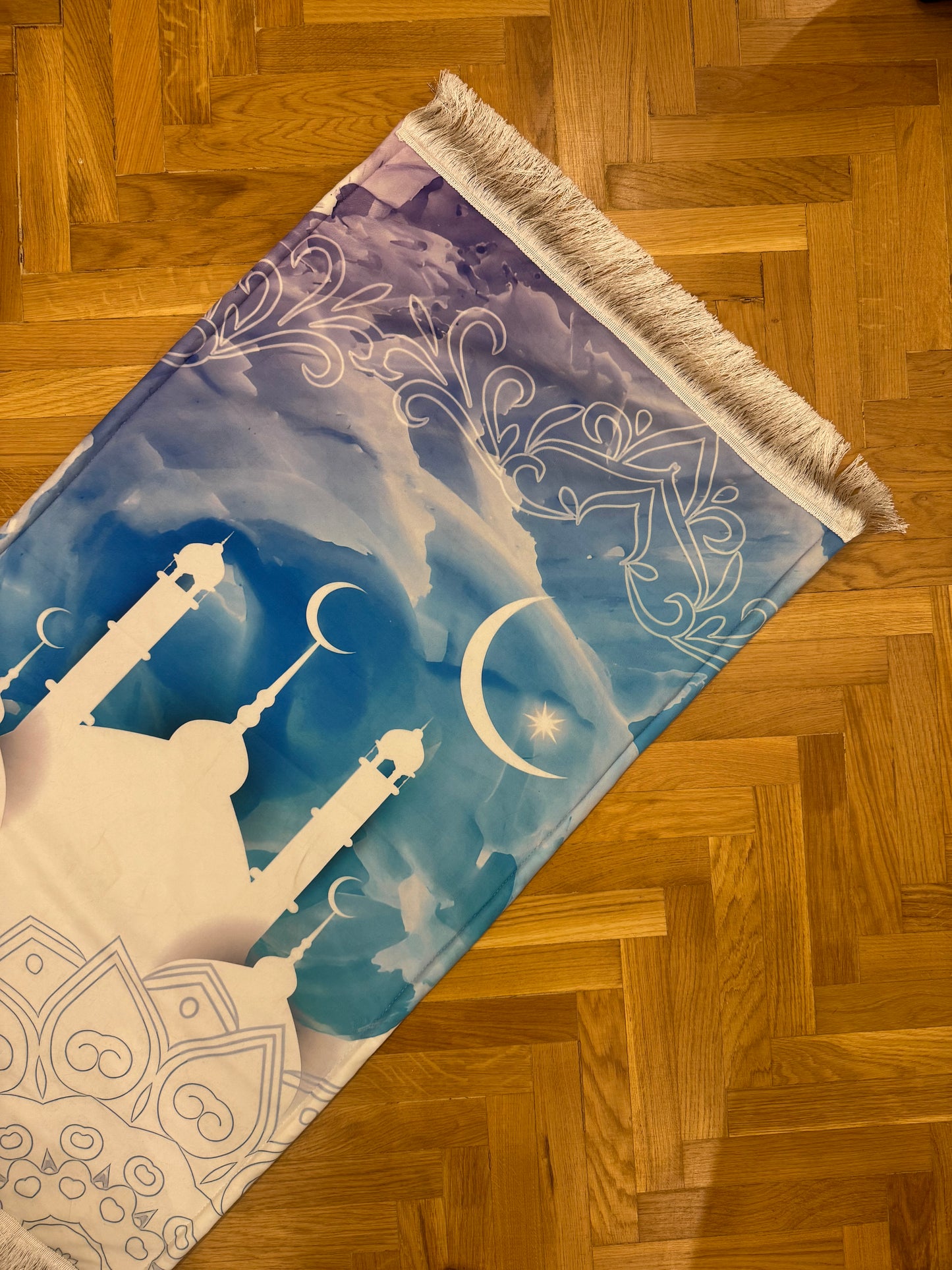 Eleven Group -Velvet Praying Rug Padded with Fiber 68x118 cm