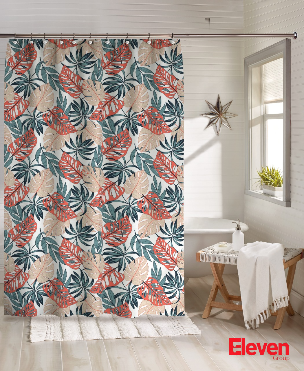 Eleven Group Shower curtain waterproof 200 CM length *280 CM width