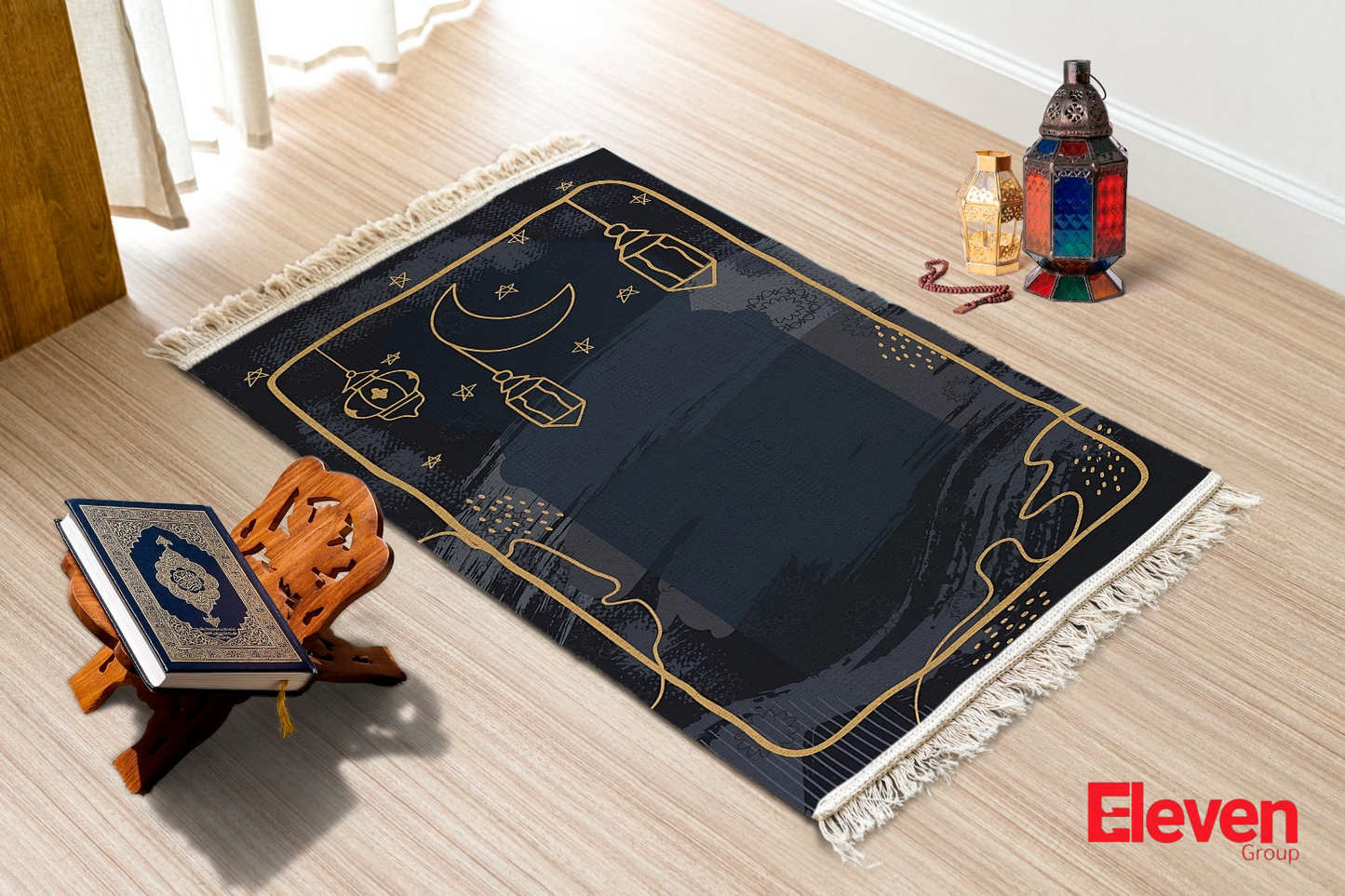 Eleven Group -Large Praying Rug_fiber Padded 70x115 Velvet