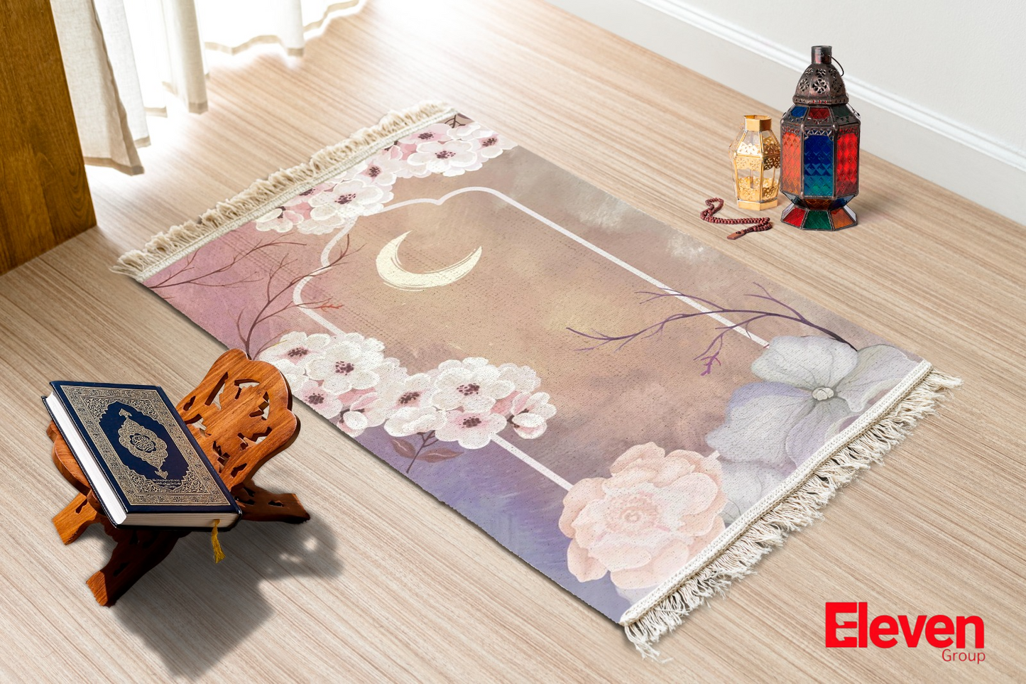 Eleven Group -Large Praying Rug_fiber Padded 70x115 Velvet