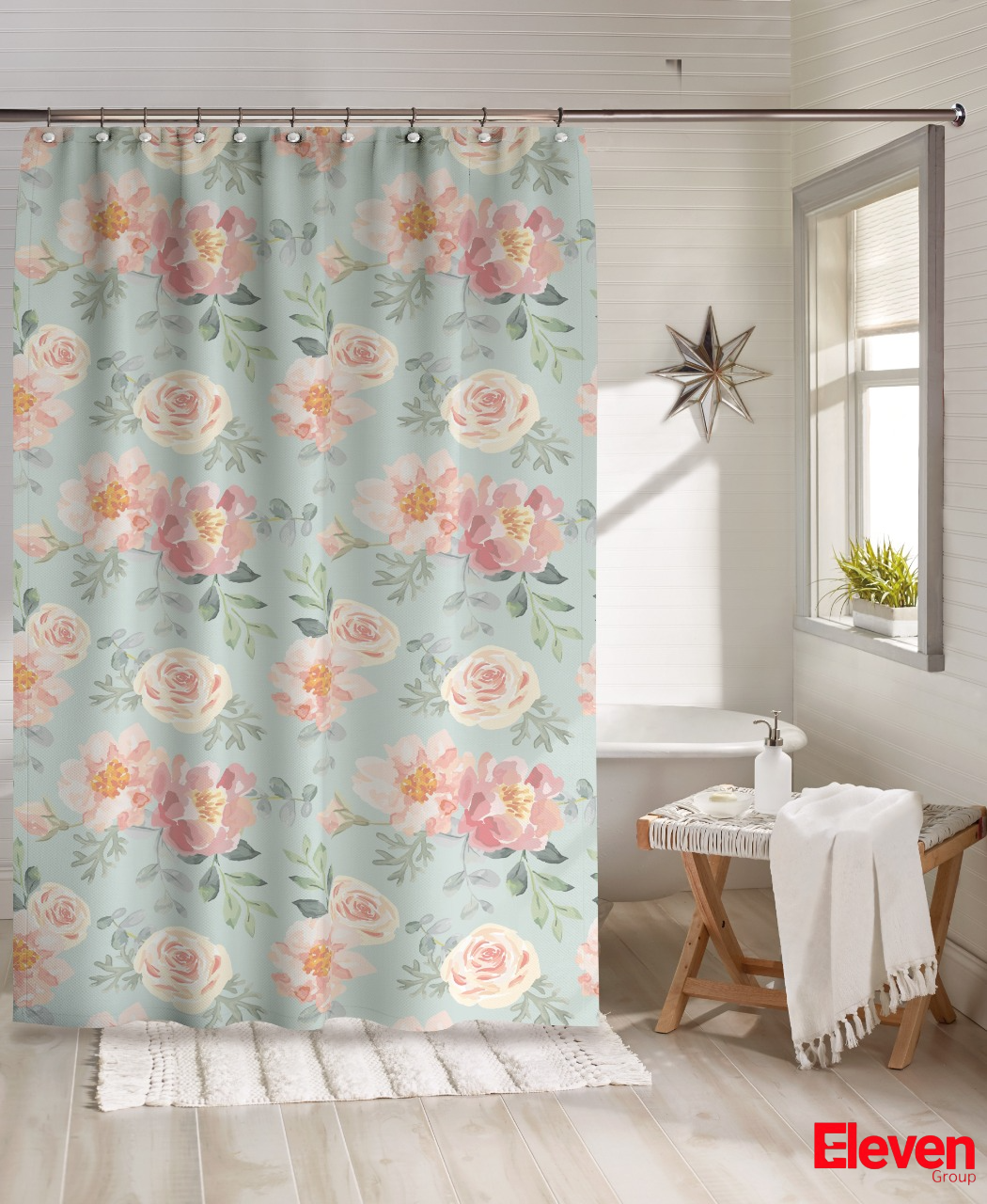 Eleven Group Shower curtain waterproof 200 CM length *280 CM width