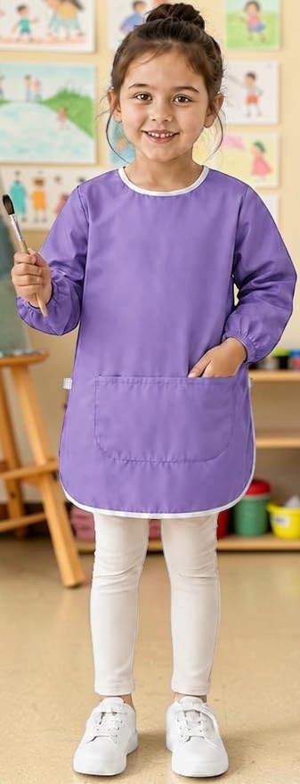 Kids Apron, Waterproof for Painting, Eating, Baking & Craft Activities (Boys & Girls) 2 to 6 yrs