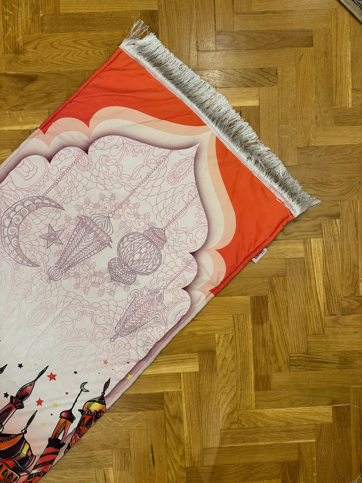 Eleven Group -Velvet Praying Rug Padded with Fiber 68x118 cm