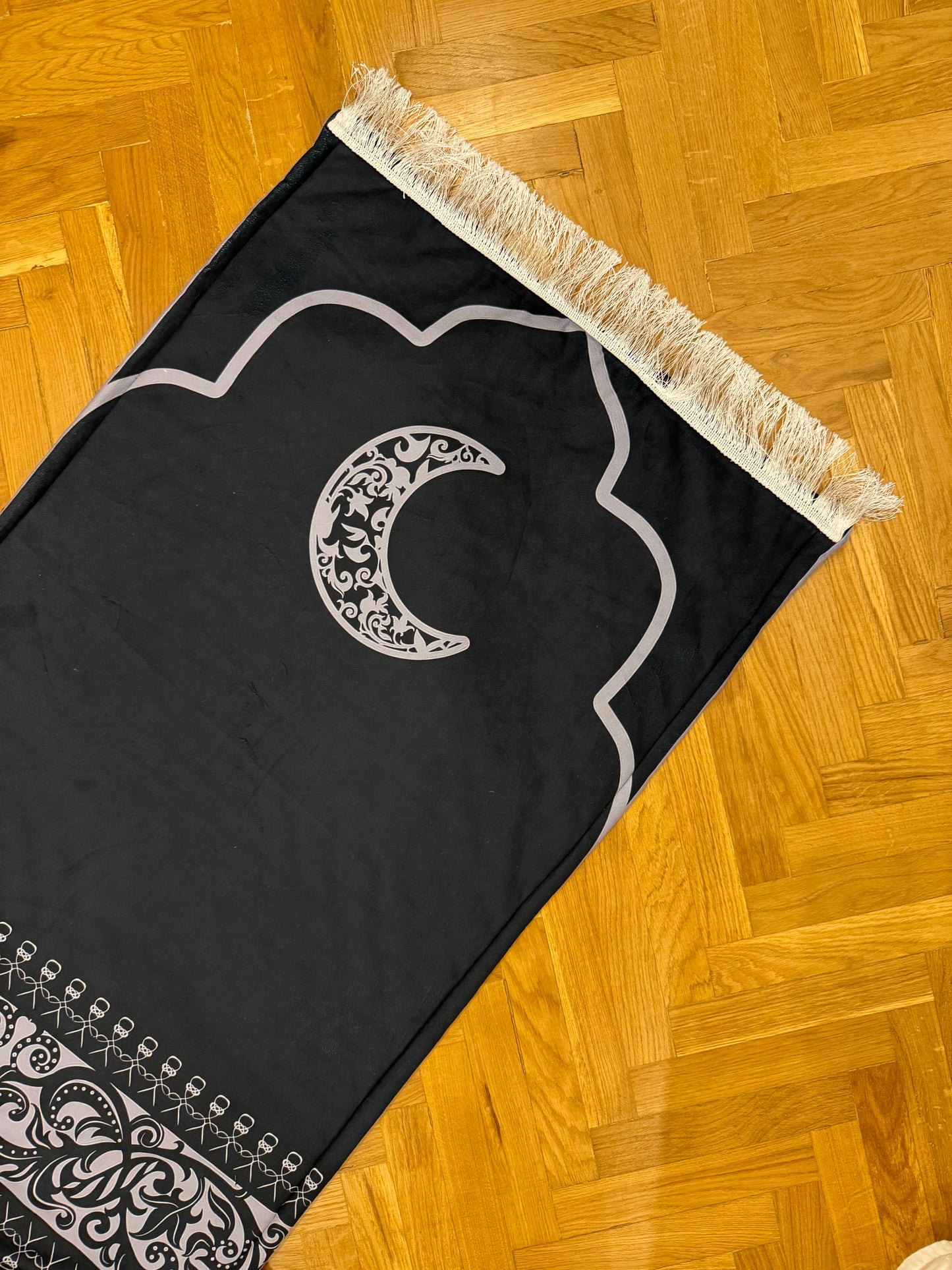 Eleven Group -Velvet Praying Rug Padded with Fiber 68x118 cm