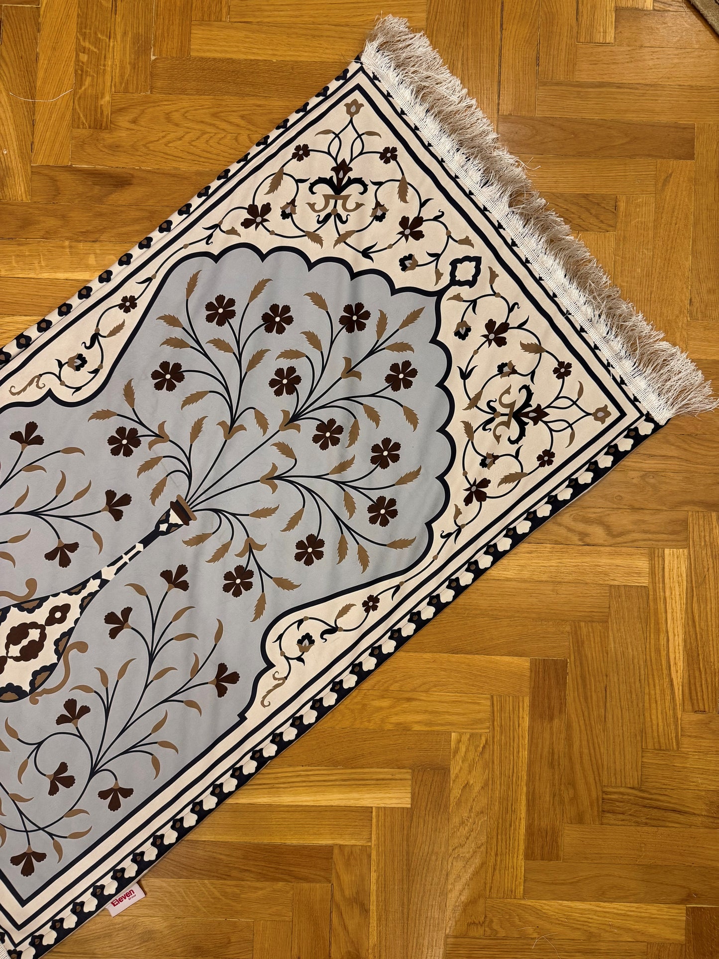 Eleven Group -Velvet Praying Rug Padded with Fiber 68x118 cm