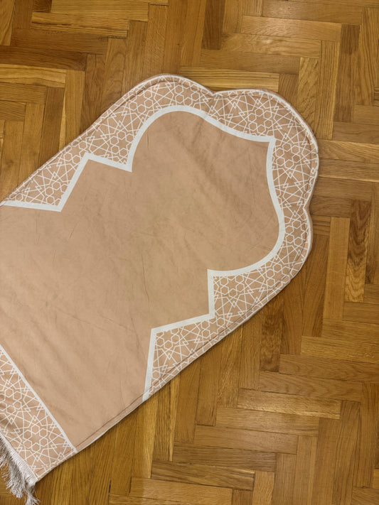 Eleven Group -Velvet Praying Rug Padded with Fiber 68x118 cm
