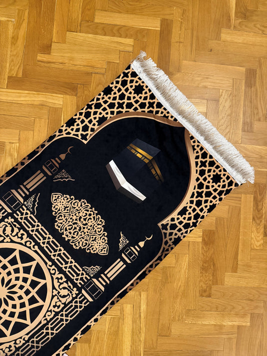 Eleven Group -Velvet Praying Rug Padded with Fiber 68x118 cm