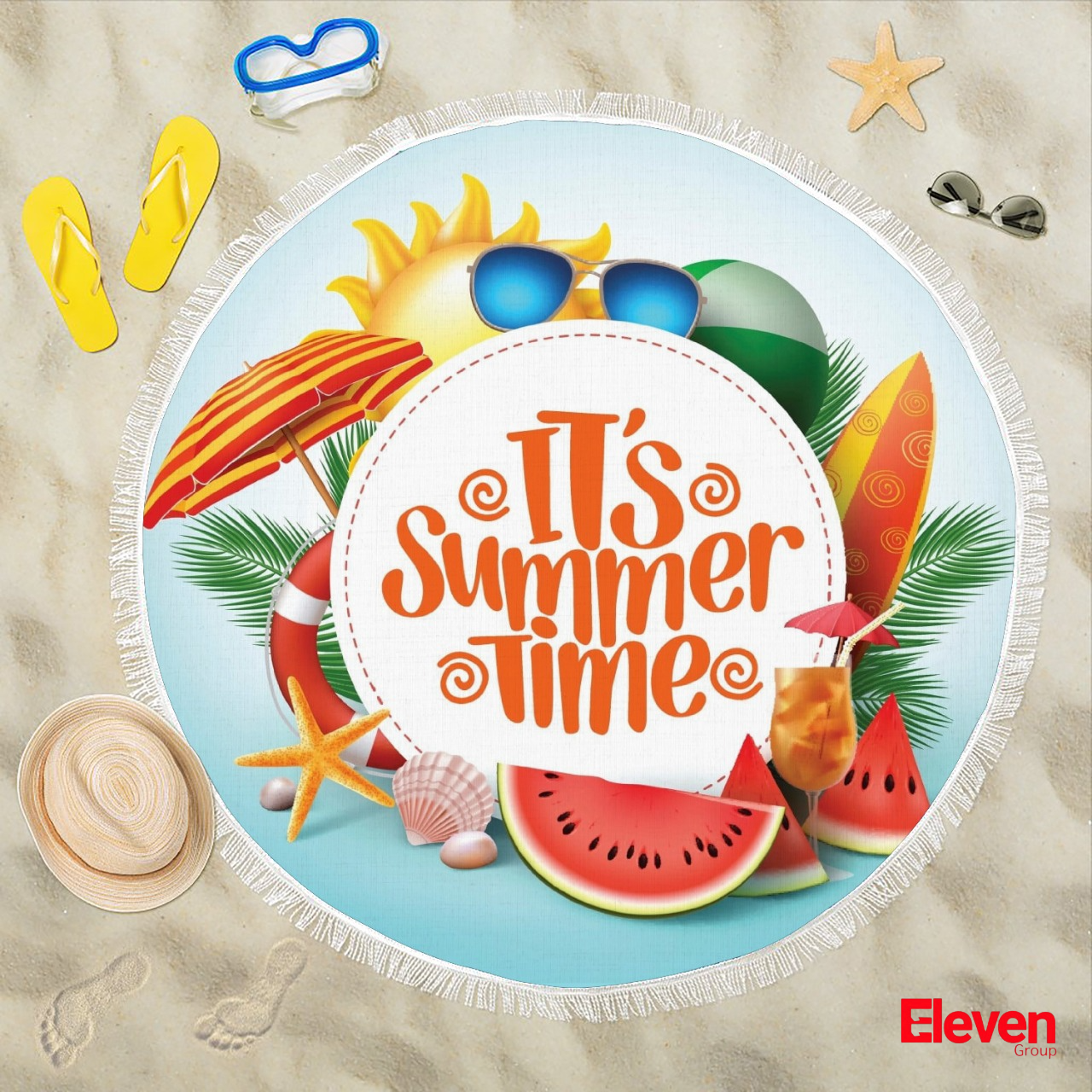 Eleven Group Beach Blanket waterproof 150 *150CM